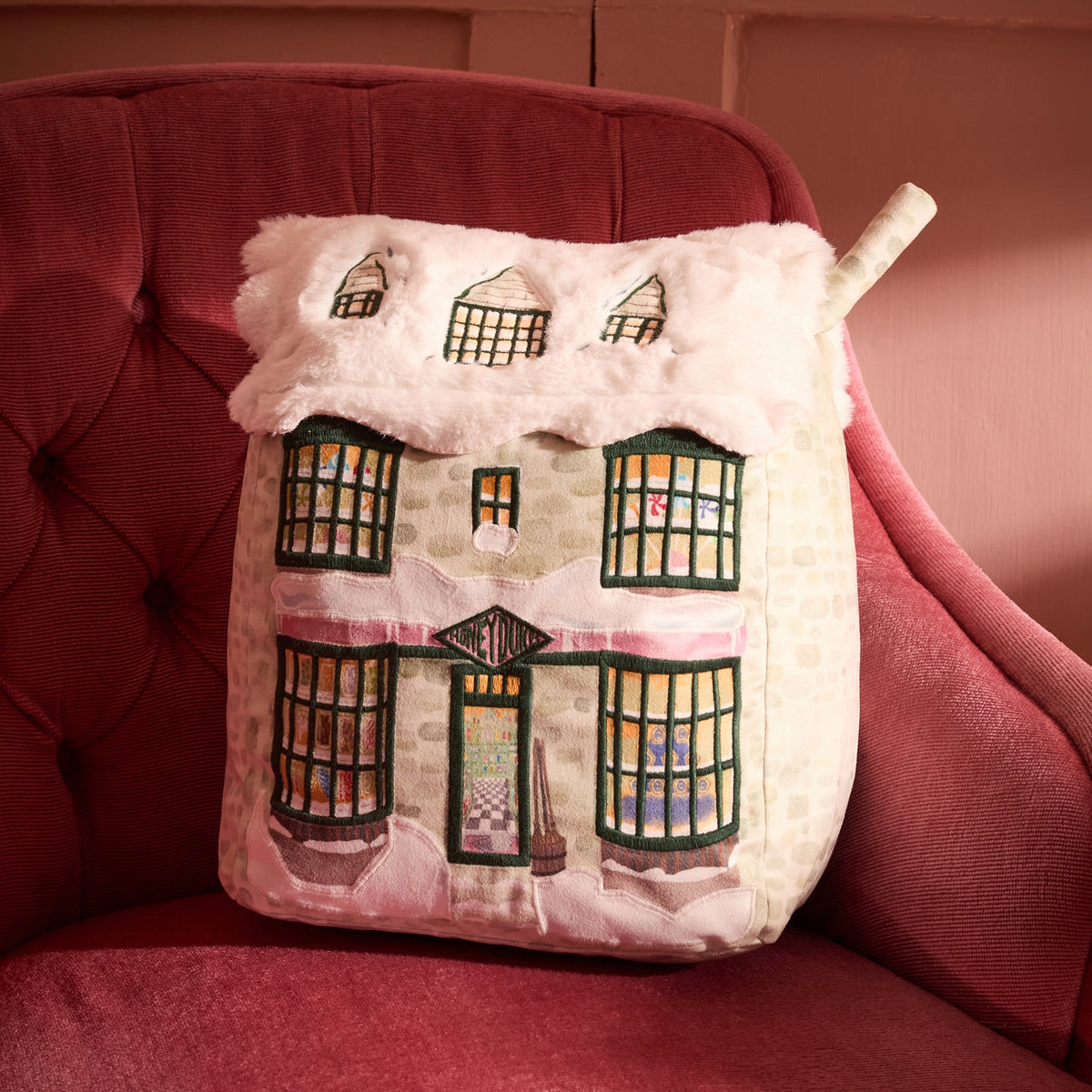 Cojín navideño de Honeydukes