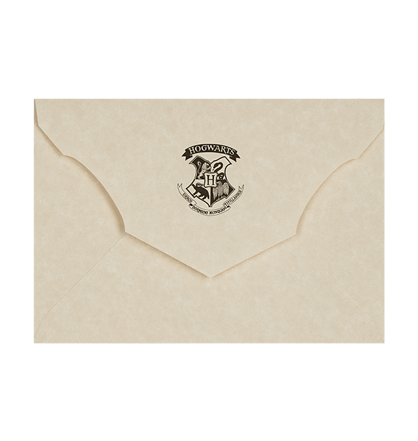 Set réplica personalizado de carta de Hogwarts