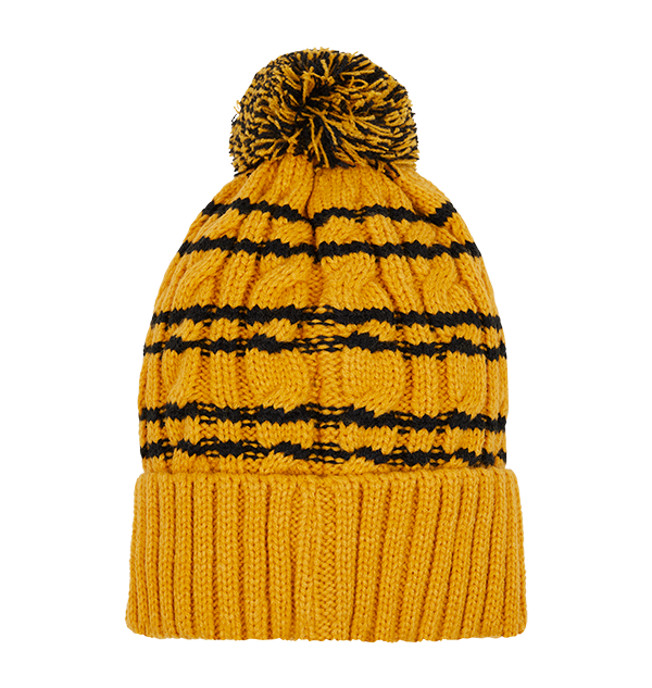 Gorro tejido Hufflepuff