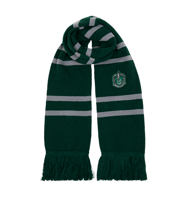 Bufanda con emblema de Slytherin