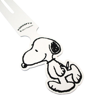 Etiqueta de equipaje Snoopy blanca