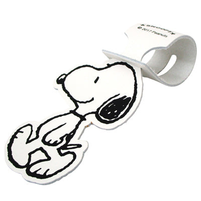 Etiqueta de equipaje Snoopy blanca