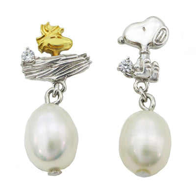 Aros Snoopy y Woodstock Nido de Pájaro