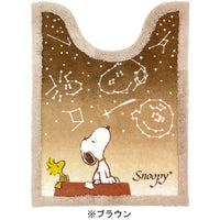 Alfombra larga para baño Snoopy cielo estrellado