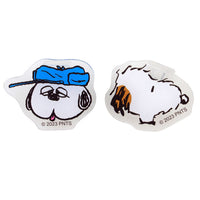 Set de 2 clips acrílicos de Snoopy: Olaf y Andy