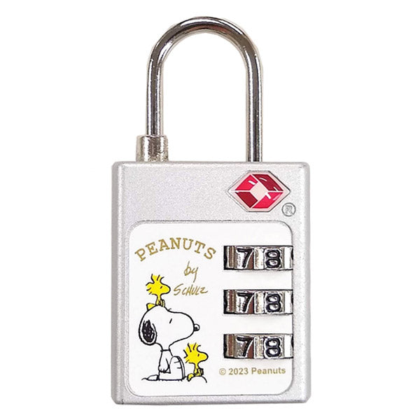 Candado TSA de 3 dígitos Snoopy y Woodstock