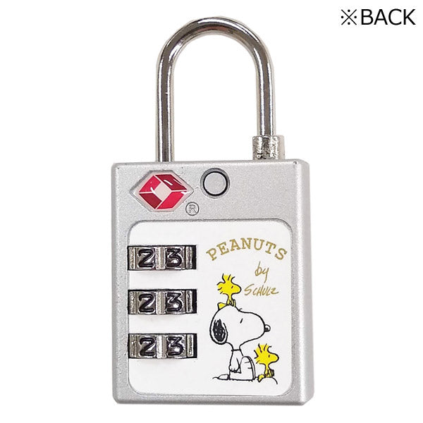 Candado TSA de 3 dígitos Snoopy y Woodstock