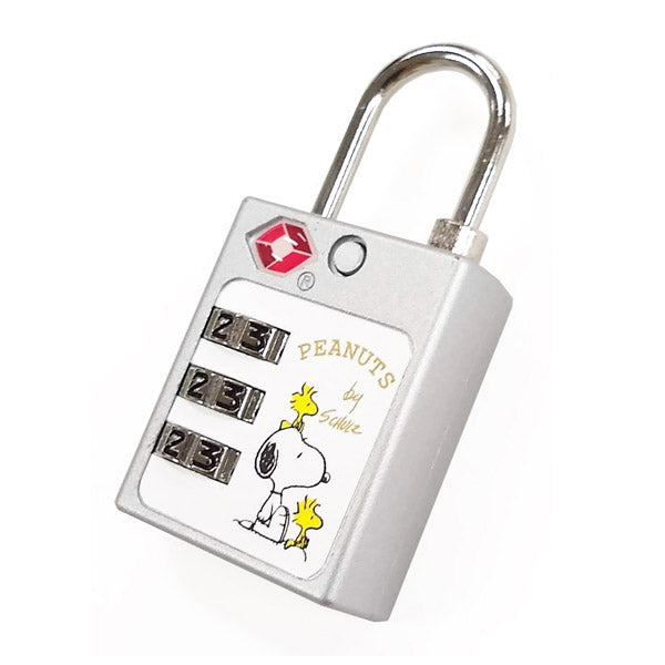 Candado TSA de 3 dígitos Snoopy y Woodstock