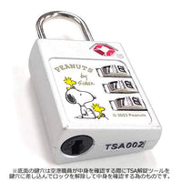 Candado TSA de 3 dígitos Snoopy y Woodstock
