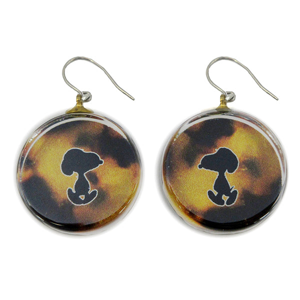 Aros de vidrio Snoopy (diseño japonés A)