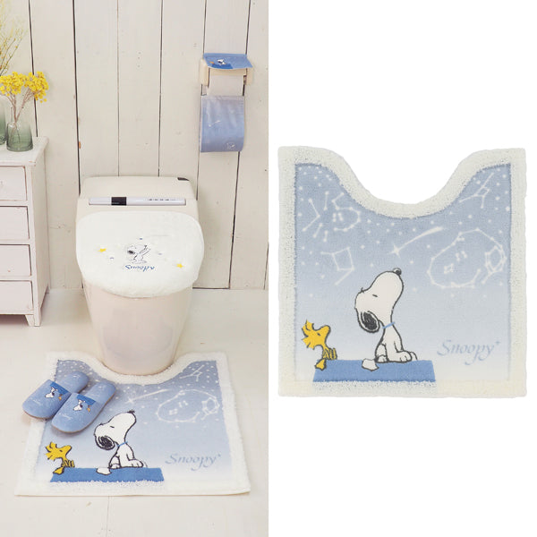 Alfombra para baño Snoopy cielo estrellado