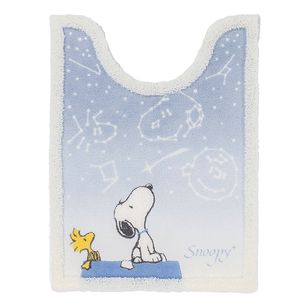 Alfombra de baño larga Snoopy, cielo estrellado