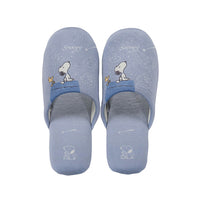 Pantuflas de baño Snoopy cielo estrellado azul grisáceo