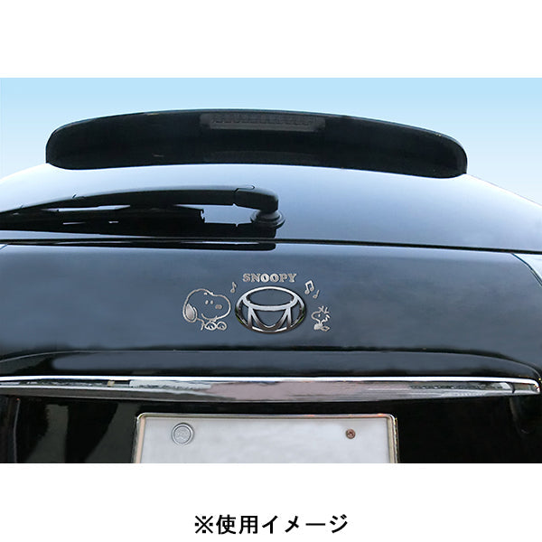 Sticker emblema de Snoopy de frente