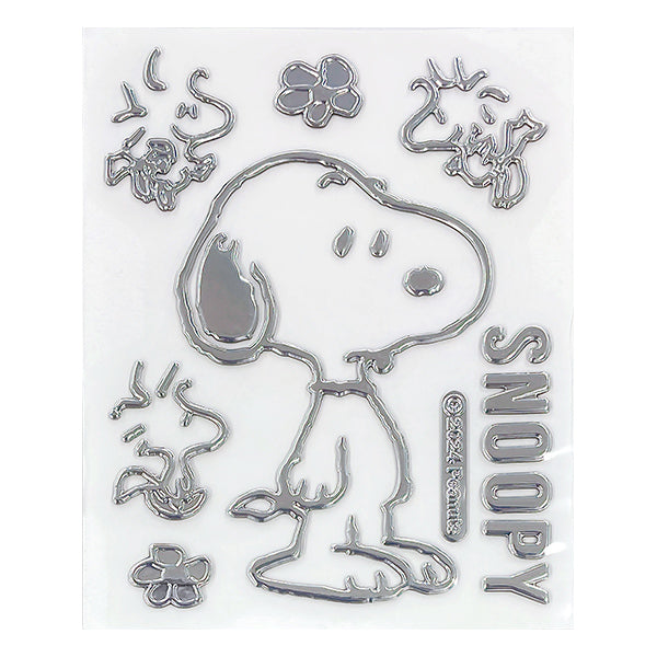 Sticker emblema de Snoopy de pie