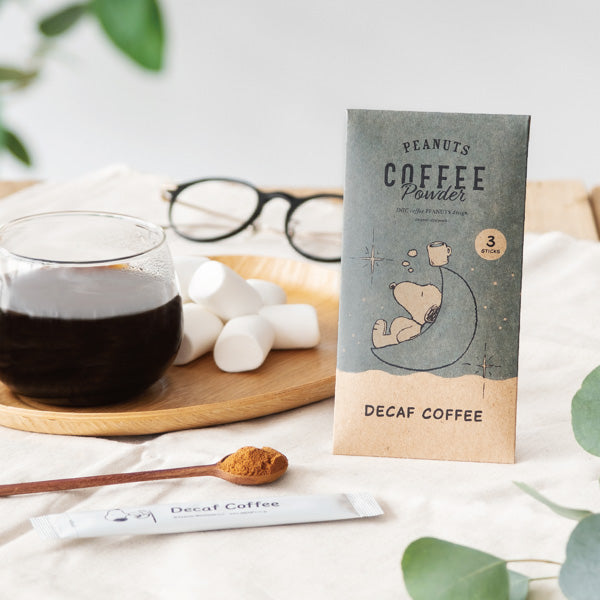 Café descafeinado Snoopy, 3 sobres