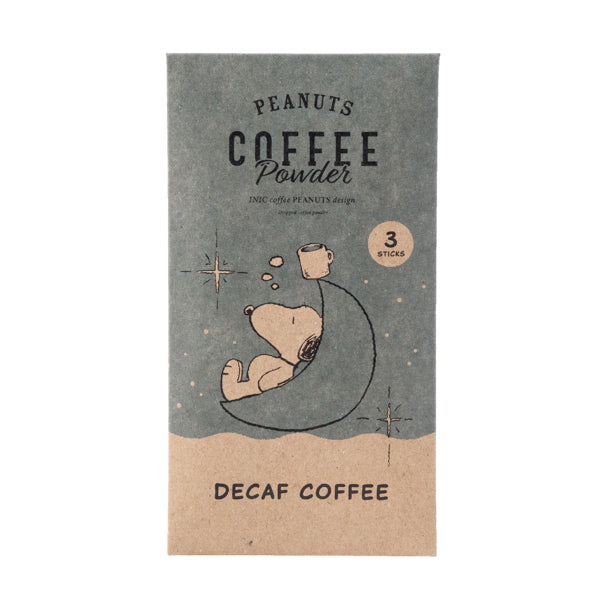 Café descafeinado Snoopy, 3 sobres