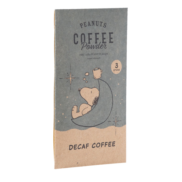 Café descafeinado Snoopy, 3 sobres