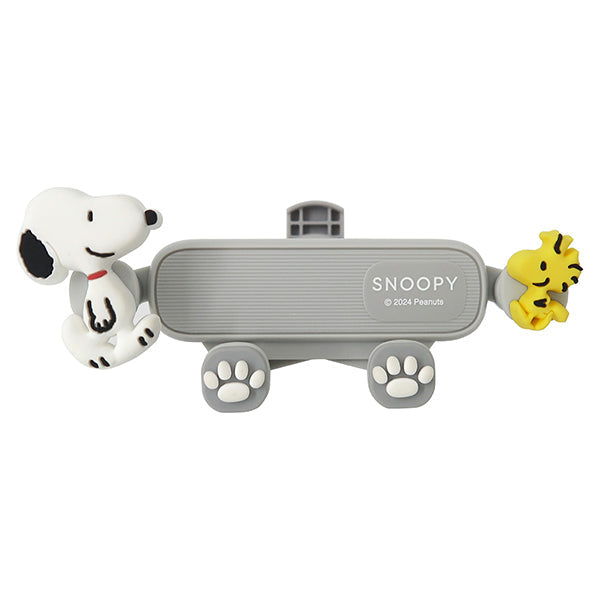 Soporte para celular de auto Snoopy y Woodstock