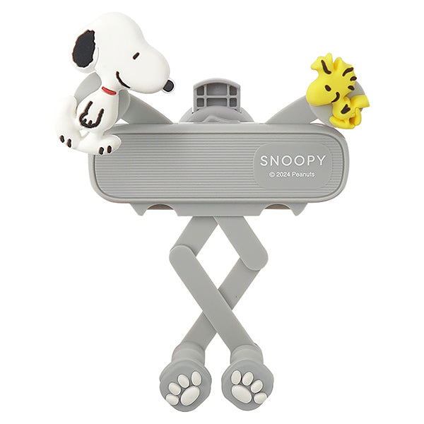 Soporte para celular de auto Snoopy y Woodstock
