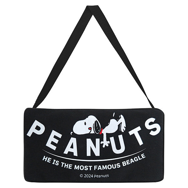 Funda negra para caja de pañuelos Snoopy