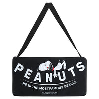 Funda negra para caja de pañuelos Snoopy