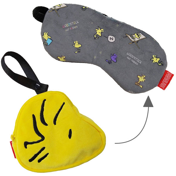 Antifaz Snoopy y Woodstock con estuche