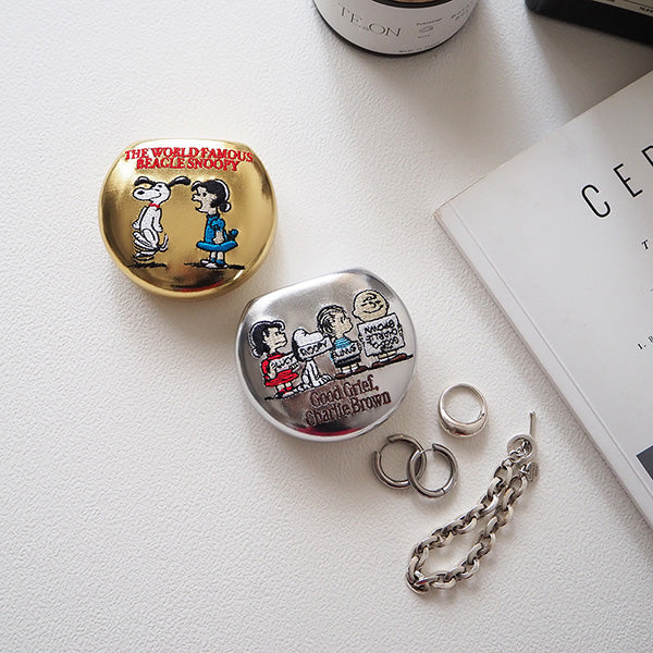 Estuche redondo multiuso de Snoopy