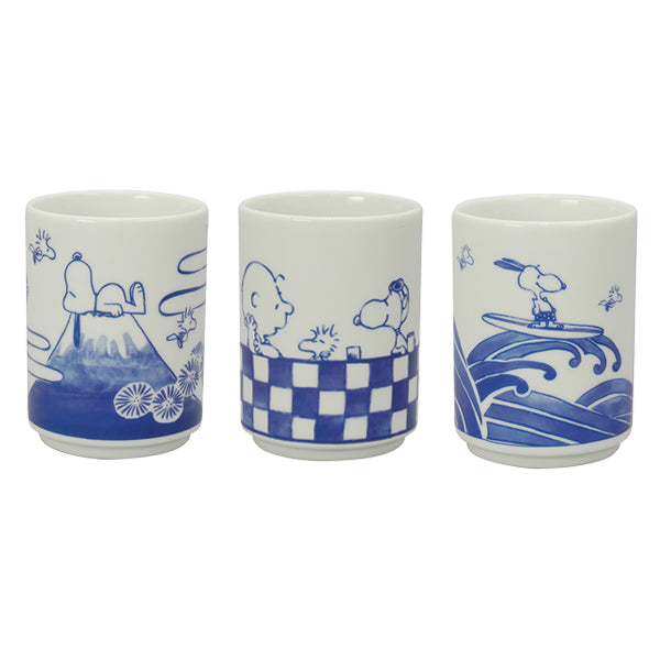 Snoopy - Taza de té japonesa de la buena fortuna