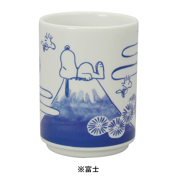 Snoopy - Taza de té japonesa de la buena fortuna