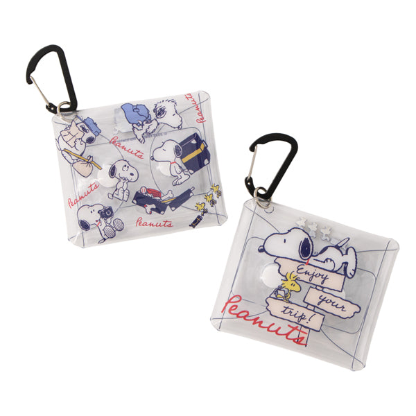 Estuche transparente pequeño Snoopy (enjoy your trip)