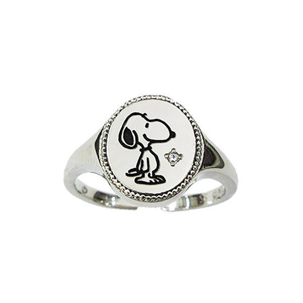 Anillo ovalado Smile de Snoopy PEANUTS