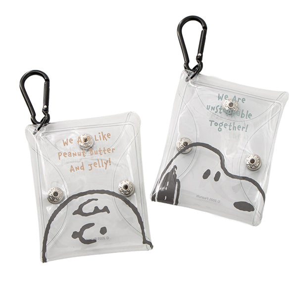 Estuche transparente Snoopy monokuro mate
