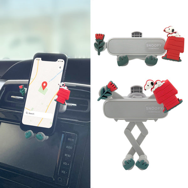 Soporte para celular de auto Snoopy