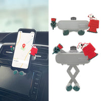 Soporte para celular de auto Snoopy