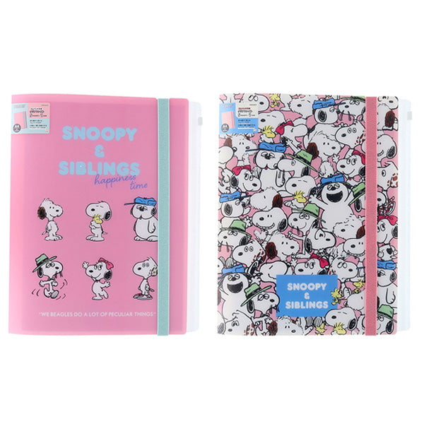 Archivador transparente Snoopy con banda elástica 5P+F