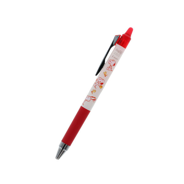 Lápiz pasta Frixion Point Knock 0,4 Snoopy rojo