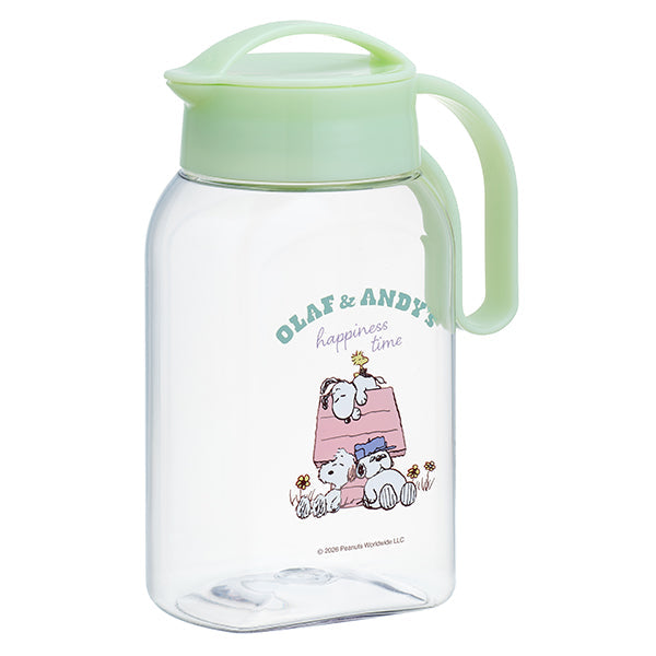 Jarra Snoopy con tapa rosca 1,8 L verde