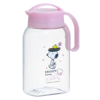 Jarra Snoopy para refrigerador 1,8 L rosada