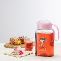 Jarra Snoopy para refrigerador 1,8 L rosada