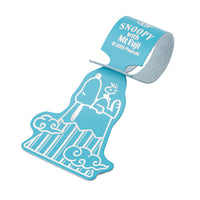 Etiqueta de equipaje Snoopy Monte Fuji azul