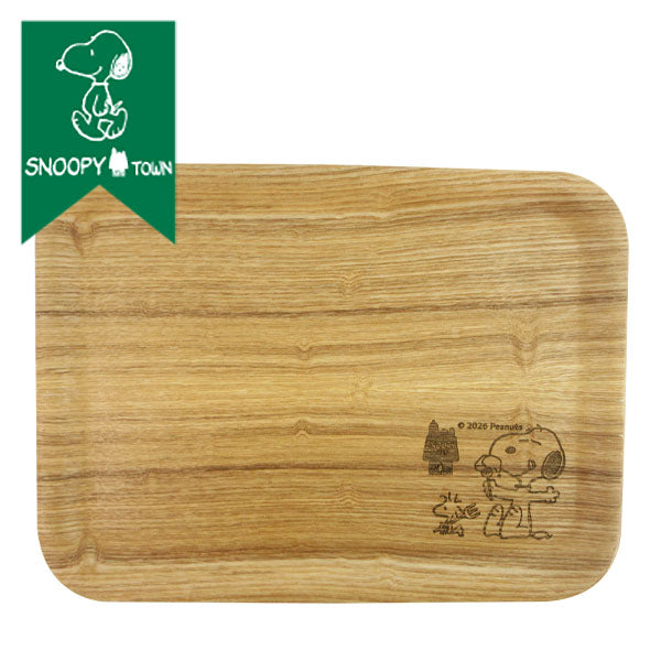Bandeja de madera Snoopy: ¡A cocinar panqueques!