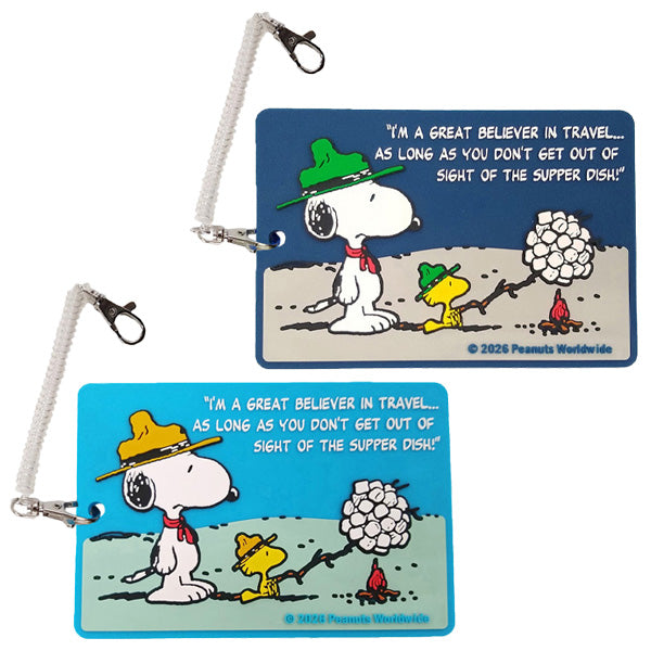 Etiqueta de equipaje PVC Snoopy (Marshmallow)
