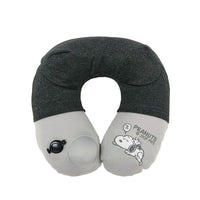 Cojín de cuello con bomba Snoopy (negro)