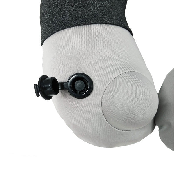 Cojín de cuello con bomba Snoopy (negro)