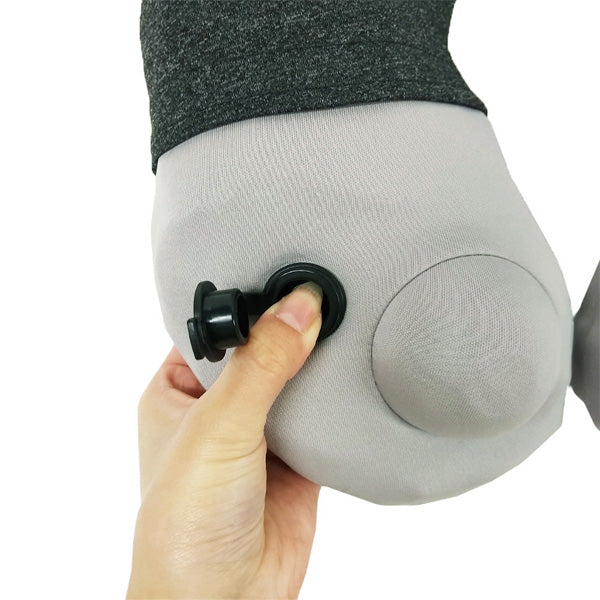 Cojín de cuello con bomba Snoopy (negro)