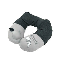 Cojín de cuello con bomba Snoopy (negro)