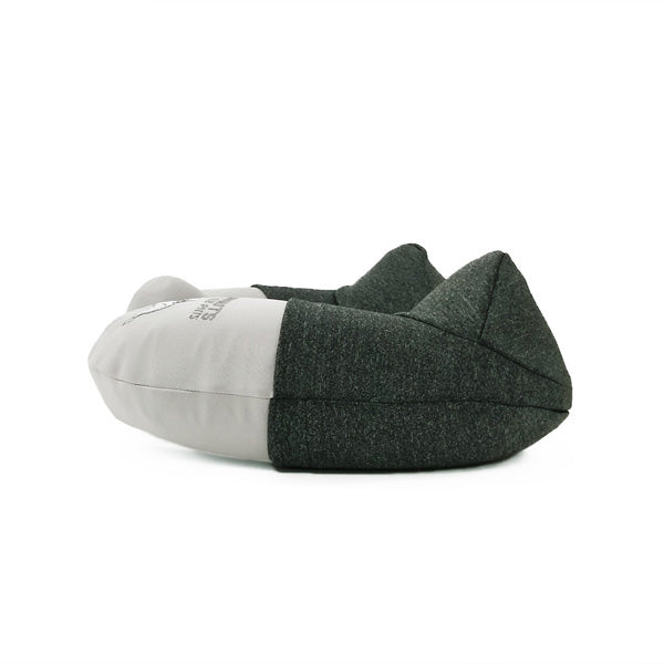 Cojín de cuello con bomba Snoopy (negro)