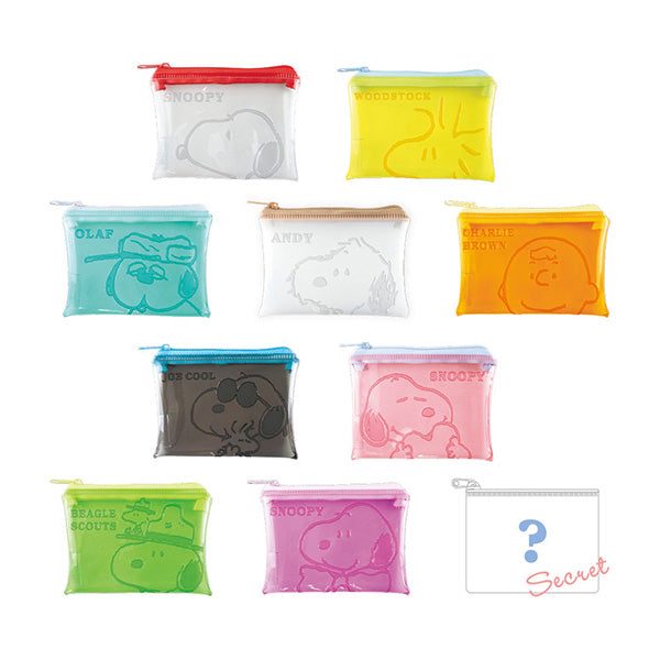 Estuche transparente Snoopy con relieve secreto