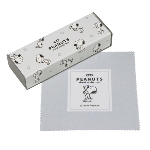 Estuche para lentes Snoopy con paño y soporte